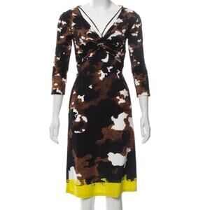 Roberto Cavalli abstract strappy dress
